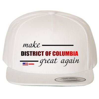 Make District Of Columbia Great Again Wool Snapback Cap