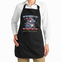 Moo Deng On The List Of Naughty And I Regret Nothing Xmas Apron
