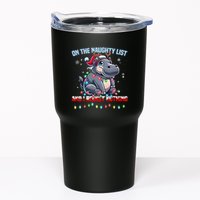 Moo Deng On The List Of Naughty And I Regret Nothing Xmas Tumbler