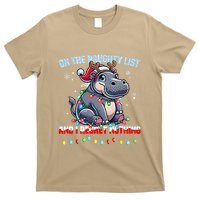 Moo Deng On The List Of Naughty And I Regret Nothing Xmas T-Shirt