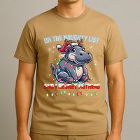 Moo Deng On The List Of Naughty And I Regret Nothing Xmas T-Shirt