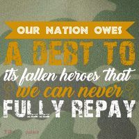 Memorial Day Our Nation Owes A Debt To It's Fallen Heroes That We Can Never Gift Legacy Tie Dye Trucker Hat