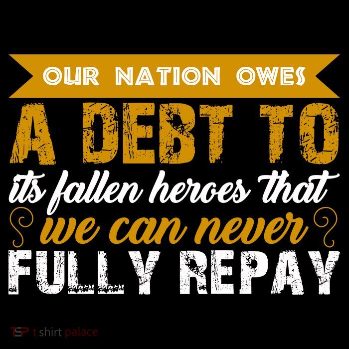 Memorial Day Our Nation Owes A Debt To It's Fallen Heroes That We Can Never Gift Wool Snapback Cap