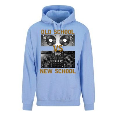 Music Djs Old School Vs New School Turntable Dj Equipt Cute Gift Unisex Surf Hoodie