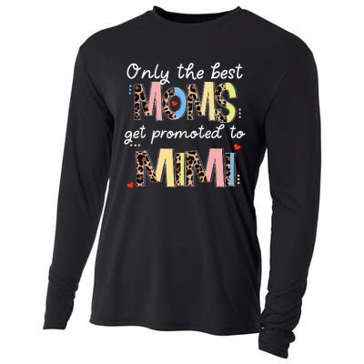 Mother's Day Only The Best Moms Get Promoted To Mimi Cooling Performance Long Sleeve Crew