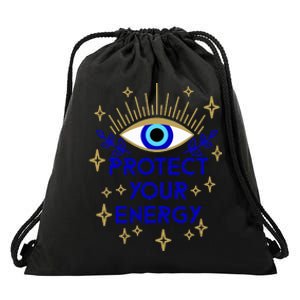 Mal De Ojo Evil Eye Protect Your Energy Drawstring Bag