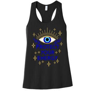 Mal De Ojo Evil Eye Protect Your Energy Women's Racerback Tank