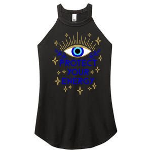 Mal De Ojo Evil Eye Protect Your Energy Women's Perfect Tri Rocker Tank