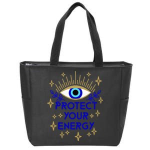 Mal De Ojo Evil Eye Protect Your Energy Zip Tote Bag