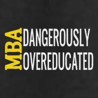Mba Dangerously Overeducated Student Graduation Gift Adult Drive Performance Visor