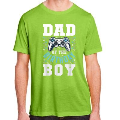 Men Dad Of The Birthday Boy Matching Video Gamer Birthday Party Adult ChromaSoft Performance T-Shirt