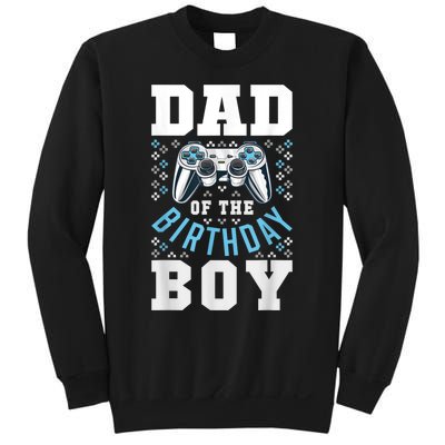 Men Dad Of The Birthday Boy Matching Video Gamer Birthday Party Sweatshirt