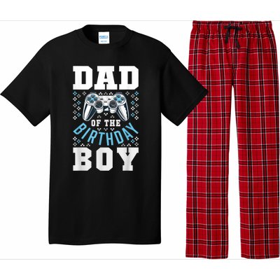 Men Dad Of The Birthday Boy Matching Video Gamer Birthday Party Pajama Set