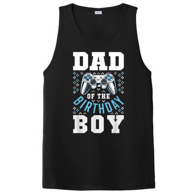 Men Dad Of The Birthday Boy Matching Video Gamer Birthday Party PosiCharge Competitor Tank