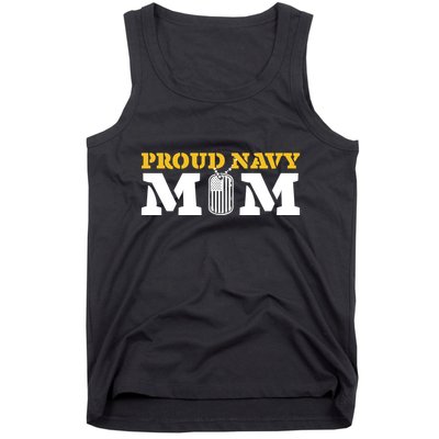 Memorial Day Proud Nav'y Mom Tank Top