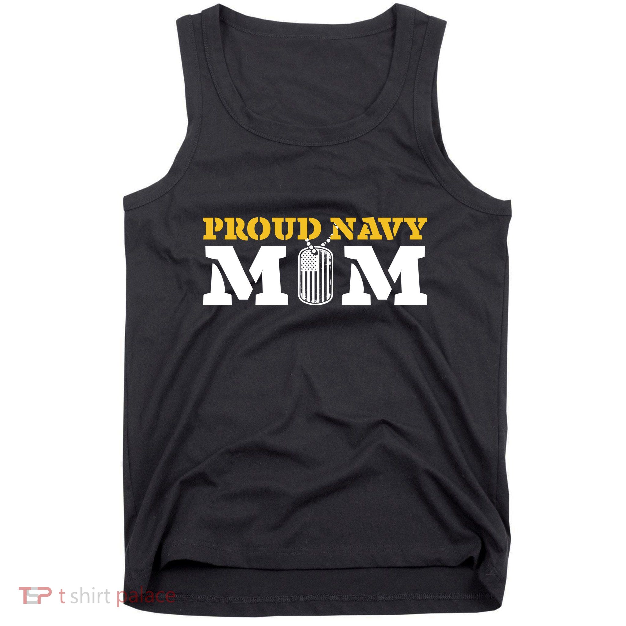 Memorial Day Proud Nav'y Mom Tank Top