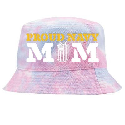 Memorial Day Proud Nav'y Mom Tie-Dyed Bucket Hat