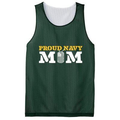 Memorial Day Proud Nav'y Mom Mesh Reversible Basketball Jersey Tank