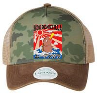 Moo Deng Pygmy Hippopotamus Funny Moodengzilla Legacy Tie Dye Trucker Hat