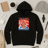 Moo Deng Pygmy Hippopotamus Funny Moodengzilla Hoodie