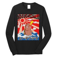 Moo Deng Pygmy Hippopotamus Funny Moodengzilla Long Sleeve Shirt