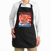 Moo Deng Pygmy Hippopotamus Funny Moodengzilla Apron