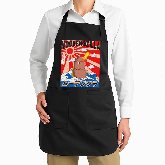 Moo Deng Pygmy Hippopotamus Funny Moodengzilla Apron
