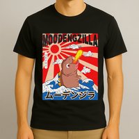 Moo Deng Pygmy Hippopotamus Funny Moodengzilla T-Shirt