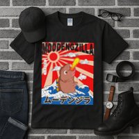Moo Deng Pygmy Hippopotamus Funny Moodengzilla Tall T-Shirt