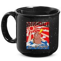 Moo Deng Pygmy Hippopotamus Funny Moodengzilla 15oz Campfire Ceramic Mug