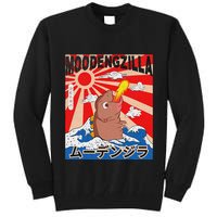 Moo Deng Pygmy Hippopotamus Funny Moodengzilla Tall Sweatshirt