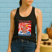 Moo Deng Pygmy Hippopotamus Funny Moodengzilla Womens Tank Top