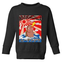 Moo Deng Pygmy Hippopotamus Funny Moodengzilla Toddler Sweatshirt