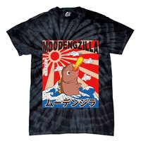 Moo Deng Pygmy Hippopotamus Funny Moodengzilla Tie-Dye T-Shirt