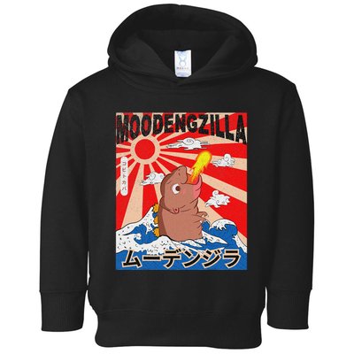 Moo Deng Pygmy Hippopotamus Funny Moodengzilla Toddler Hoodie