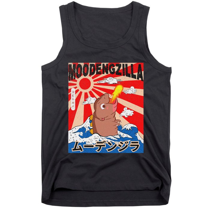 Moo Deng Pygmy Hippopotamus Funny Moodengzilla Tank Top