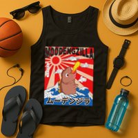 Moo Deng Pygmy Hippopotamus Funny Moodengzilla Tank Top