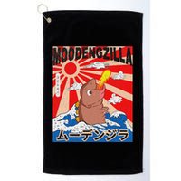 Moo Deng Pygmy Hippopotamus Funny Moodengzilla Golf Towel