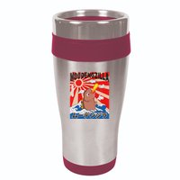 Moo Deng Pygmy Hippopotamus Funny Moodengzilla 16oz Travel Tumbler
