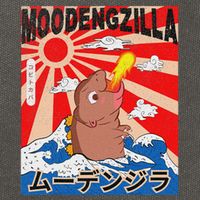 Moo Deng Pygmy Hippopotamus Funny Moodengzilla Cotton Canvas Backpack