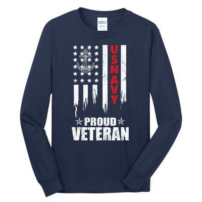 Memorial Day Proud Veteran Tall Long Sleeve T-Shirt