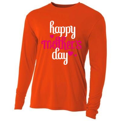 MotherS Day Proud Mom Happy Mother Day Happy MotherS Day Gift Cooling Performance Long Sleeve Crew