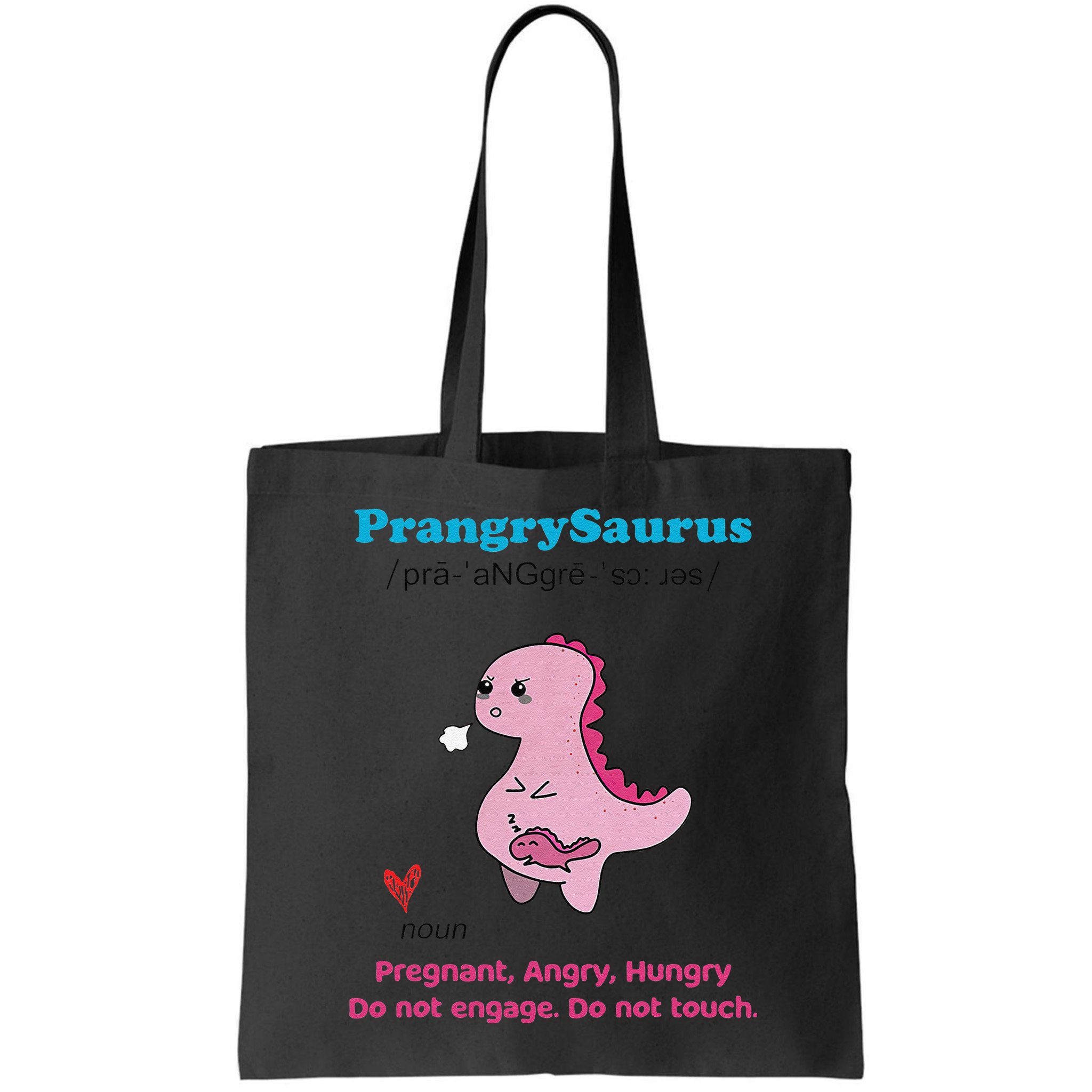 Mother's Day Pregnant Mom Prangrysaurus Pregnancy Surprise Bag