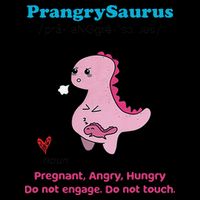 Mother's Day Pregnant Mom Prangrysaurus Pregnancy Surprise Toddler Sweatshirt