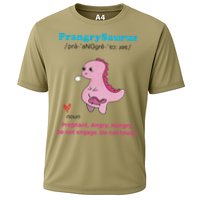Mother's Day Pregnant Mom Prangrysaurus Pregnancy Surprise Cooling Performance Crew T-Shirt