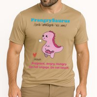 Mother's Day Pregnant Mom Prangrysaurus Pregnancy Surprise Cooling Performance Crew T-Shirt