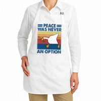 Murder Duck Peace Was Never An Option Duck With Knife Meme Apron