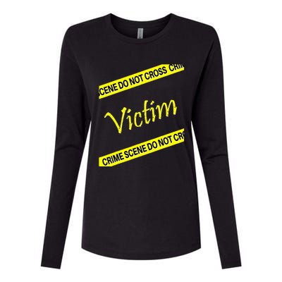 Mystery Dinner Party Victim Womens Cotton Relaxed Long Sleeve T-Shirt