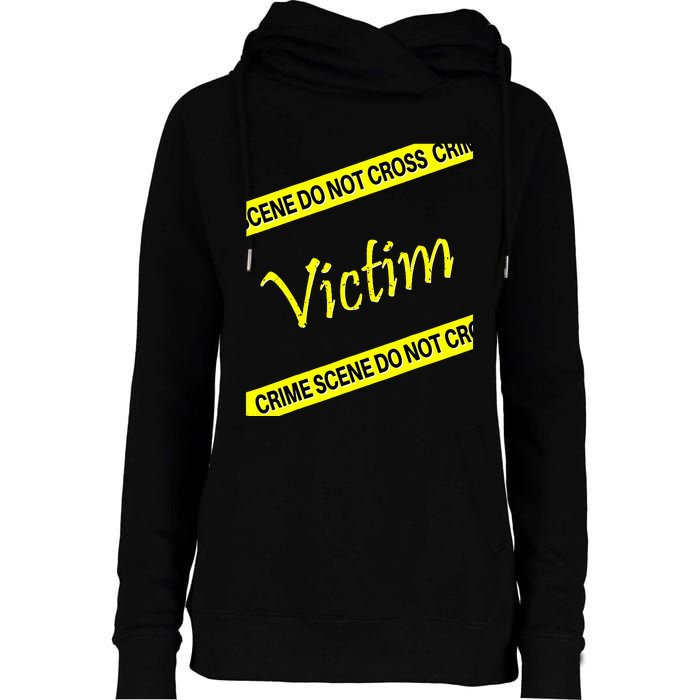 Mystery Dinner Party Victim Womens Funnel Neck Pullover Hood