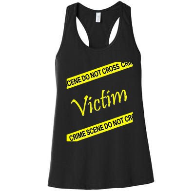 Mystery Dinner Party Victim Women's Racerback Tank